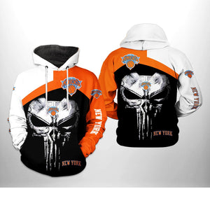 [SALE] 18% OFF Best New York Knicks Skull Hoodie For Men Women