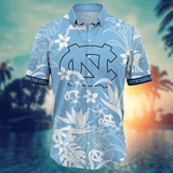 20% OFF North Carolina Tar Heels Hawaiian Shirt Tropical Flower