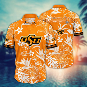 20% OFF Oklahoma State Cowboys Hawaiian Shirt Tropical Flower