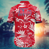 20% OFF Ole Miss Rebels Hawaiian Shirt Tropical Flower