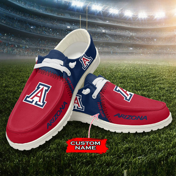 15% OFF Personalized Arizona Wildcats Shoes - Loafers Style