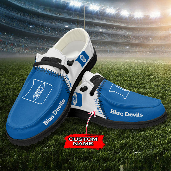 15% OFF Personalized Duke Blue Devils Shoes - Loafers Style
