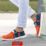 15% OFF Personalized Fighting Illini Shoes - Loafers Style