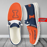 15% OFF Personalized Fighting Illini Shoes - Loafers Style