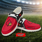 15% OFF Personalized Louisville Cardinals Shoes - Loafers Style