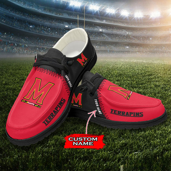 15% OFF Personalized Maryland Terrapins Shoes - Loafers Style