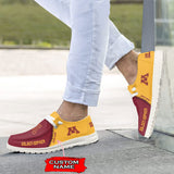 15% OFF Personalized Minnesota Golden Gophers Shoes - Loafers Style