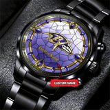 25% OFF Personalized Name Baltimore Ravens Watch Men Luxury - Under $50