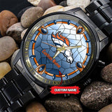 25% OFF Personalized Name Denver Broncos Watch Men Luxury - Under $50