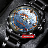 25% OFF Personalized Name Denver Broncos Watch Men Luxury - Under $50