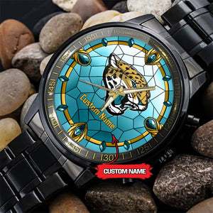 25% OFF Personalized Name Jacksonville Jaguars Watch Men Luxury - Under $50