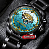 25% OFF Personalized Name Jacksonville Jaguars Watch Men Luxury - Under $50