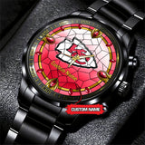 25% OFF Personalized Name Kansas City Chiefs Watch Men Luxury - Under $50