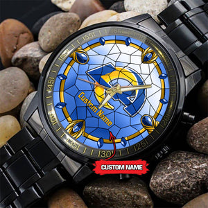 25% OFF Personalized Name Los Angeles Rams Watch Men Luxury - Under $50