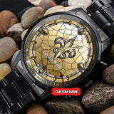25% OFF Personalized Name New Orleans Saints Watch Men Luxury - Under $50