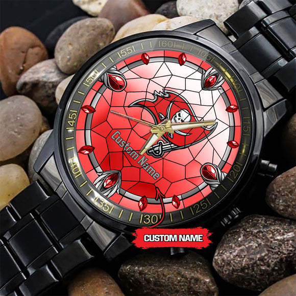 25% OFF Personalized Name Tampa Bay Buccaneers Watch Men Luxury - Under $50