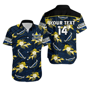 Buy North Queensland Cowboys Hawaiian Shirt Floral custom name, number printed for men now. Enjoy lowest prices + Size S-5XL + Free shipping on order over $150. Easy return. Shop now!