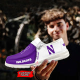 15% OFF Personalized Northwestern Wildcats Shoes - Loafers Style