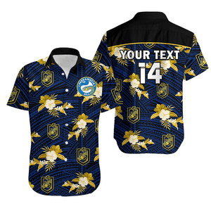 [SALE] 20% OFF Personalized Men's Parramatta Eels Hawaiian Shirt Floral