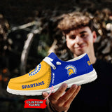 15% OFF Personalized San Jose State Spartans Shoes - Loafers Style