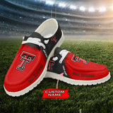 15% OFF Personalized Texas Tech Red Raiders Shoes - Loafers Style