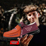 15% OFF Personalized Virginia Tech Hokies Shoes - Loafers Style