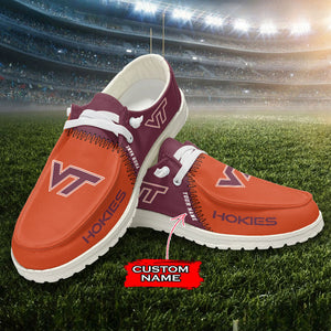 15% OFF Personalized Virginia Tech Hokies Shoes - Loafers Style
