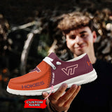 15% OFF Personalized Virginia Tech Hokies Shoes - Loafers Style