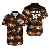 [SALE] 20% OFF Personalized Men's Wests Tigers Hawaiian Shirt Floral