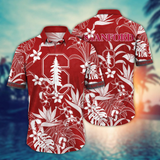 20% OFF Stanford Cardinal Hawaiian Shirt Tropical Flower