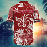 20% OFF Stanford Cardinal Hawaiian Shirt Tropical Flower