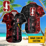 15% OFF Stanford Cardinal Shirt Tropical Leaf Custom Name For Sale