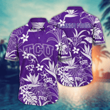 20% OFF TCU Horned Frogs Hawaiian Shirt Tropical Flower