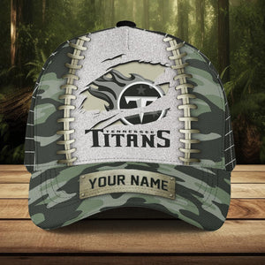 The Best Tennessee Titans Camo Hat Custom Name