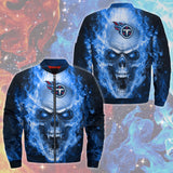 18% SALE OFF Tennessee Titans Jacket Mens Skull Graphic For Sale