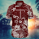 20% OFF Texas A&M Aggies Hawaiian Shirt Tropical Flower