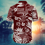 20% OFF Texas A&M Aggies Hawaiian Shirt Tropical Flower