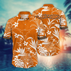 20% OFF Texas Longhorns Hawaiian Shirt Tropical Flower