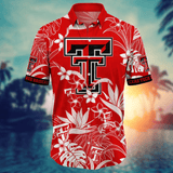 20% OFF Texas Tech Red Raiders Hawaiian Shirt Tropical Flower