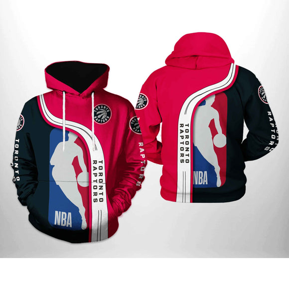 [SALE] 18% OFF Toronto Raptors Hoodie Color Block For Men Women 