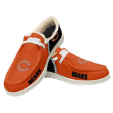 20% OFF Best Velvet Chicago Bears Moccasin Slippers For Men Women