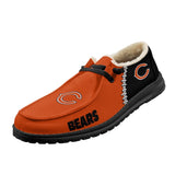 20% OFF Best Velvet Chicago Bears Moccasin Slippers For Men Women