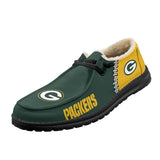 20% OFF Best Velvet Green Bay Packers Moccasin Slippers For Men Women