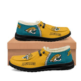 20% OFF Best Velvet Jacksonville Jaguars Moccasin Slippers For Men Women