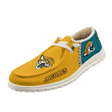 Velvet Jacksonville Jaguars Moccasin Slippers For Men Women