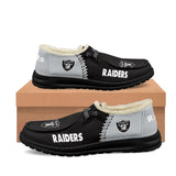 20% OFF Best Velvet Las Vegas Raiders Moccasin Slippers For Men Women