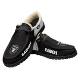 20% OFF Best Velvet Las Vegas Raiders Moccasin Slippers For Men Women