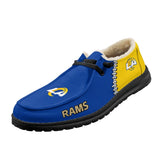 20% OFF Best Velvet Los Angeles Rams Moccasin Slippers For Men Women