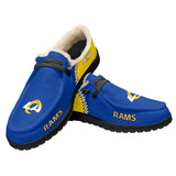 20% OFF Best Velvet Los Angeles Rams Moccasin Slippers For Men Women