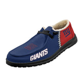 20% OFF Best Velvet New York Giants Moccasin Slippers For Men Women